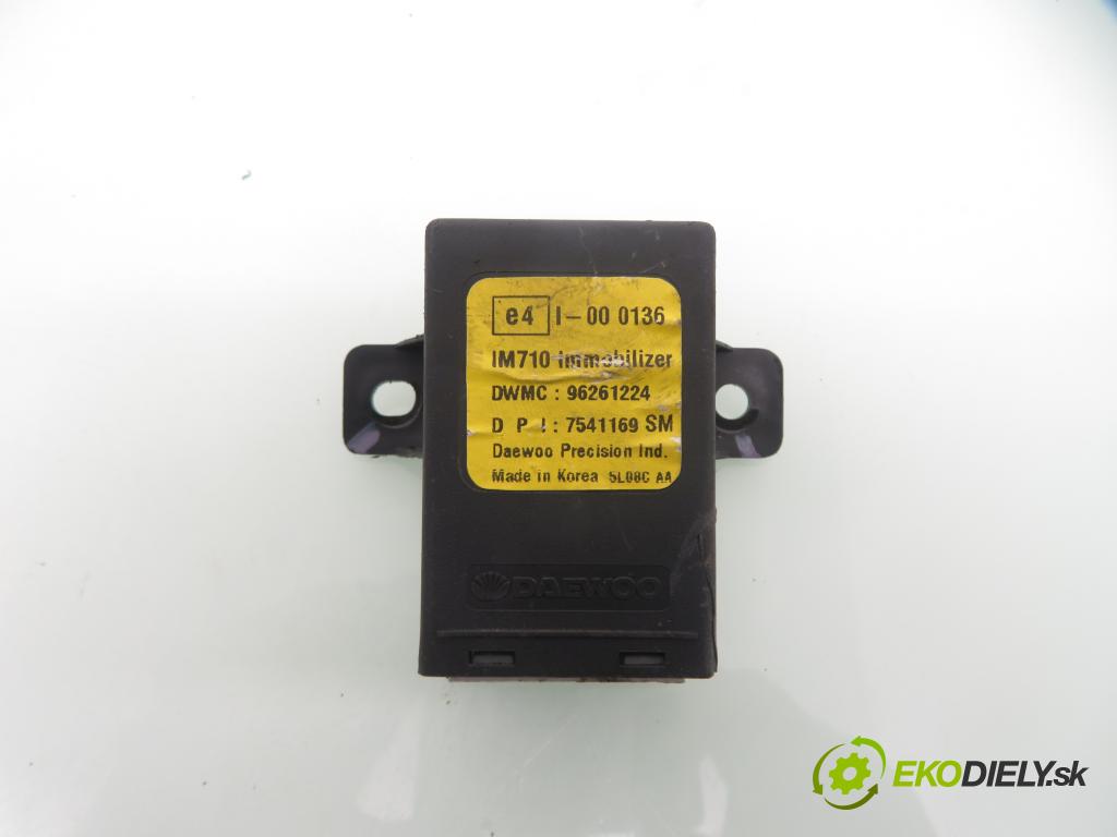 DAEWOO TACUMA/REZZO HB 2006 78,00 1.6 16V 1598,00 spinačka / imobilizéra IMMO / Riadiaca jednotka 5WY1E09B ; 96435897 ; 96261224