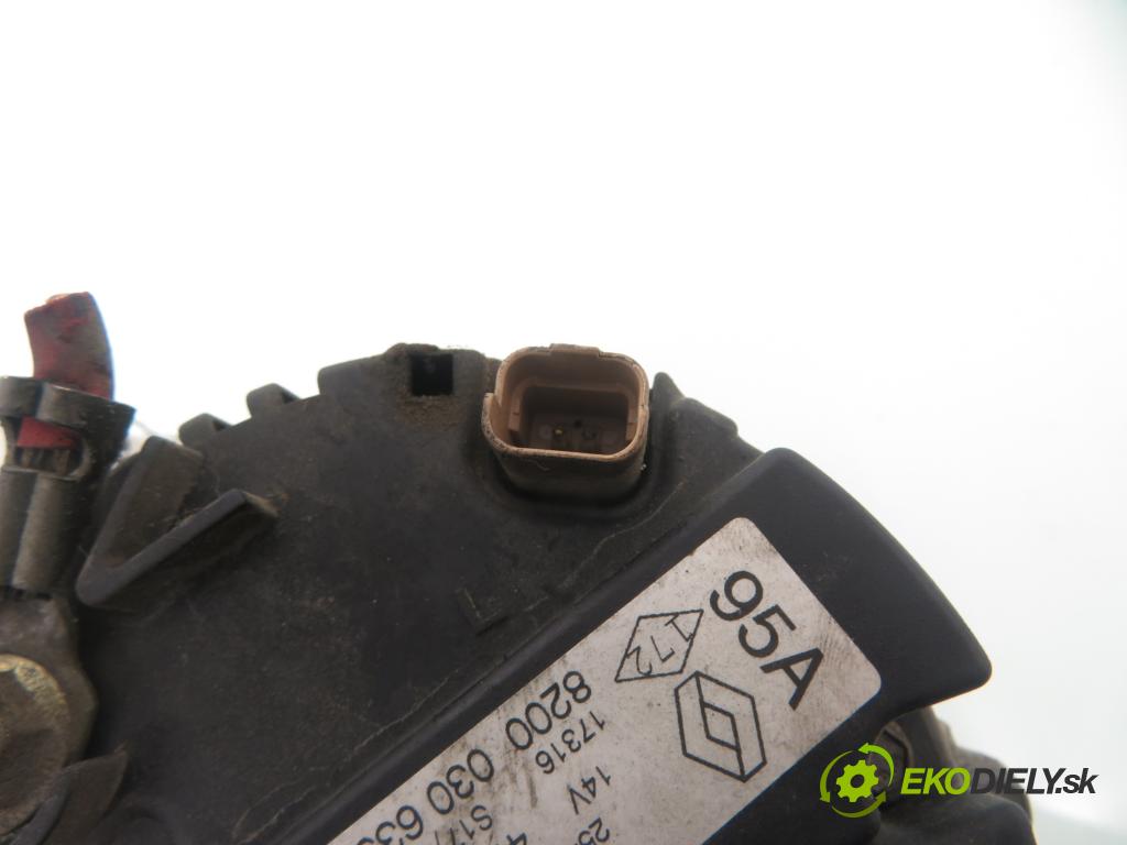 RENAULT SCENIC I (JA0/1_) MINIVAN 2002 102,00 2.0 16V 139 - F4R 740 1998,00 Alternátor 8200030635 ; 2542420C ; SG9B033 (Alternátor)