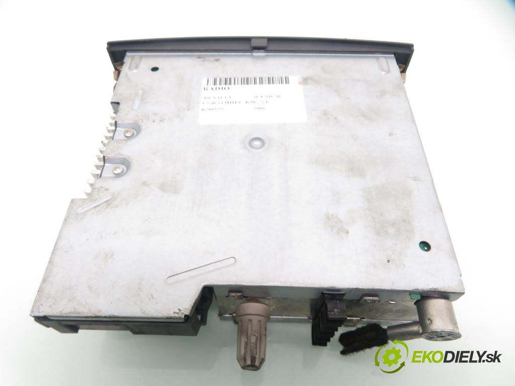 RENAULT SCENIC II (JM0/1_) MINIVAN 2006 63,00 1.5 dCi (JM1F) - K9K 724 1461,00 RADIO CD 8200607918 ; 8200607918T
