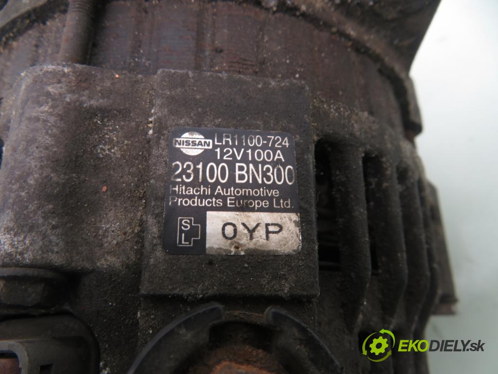 NISSAN ALMERA TINO (V10) MINIVAN 2001 84,00 2.2 dCi - YD22DDTi 2184,00 Alternátor 23100BN300 ; LR1100724 (Alternátor)