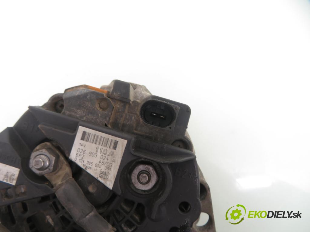 VW GOLF IV (1J1) HB 2003 81,00 1.6 FSI - BAD 1598,00 Alternátor 036903024A ; 0124325050 (Alternátor)