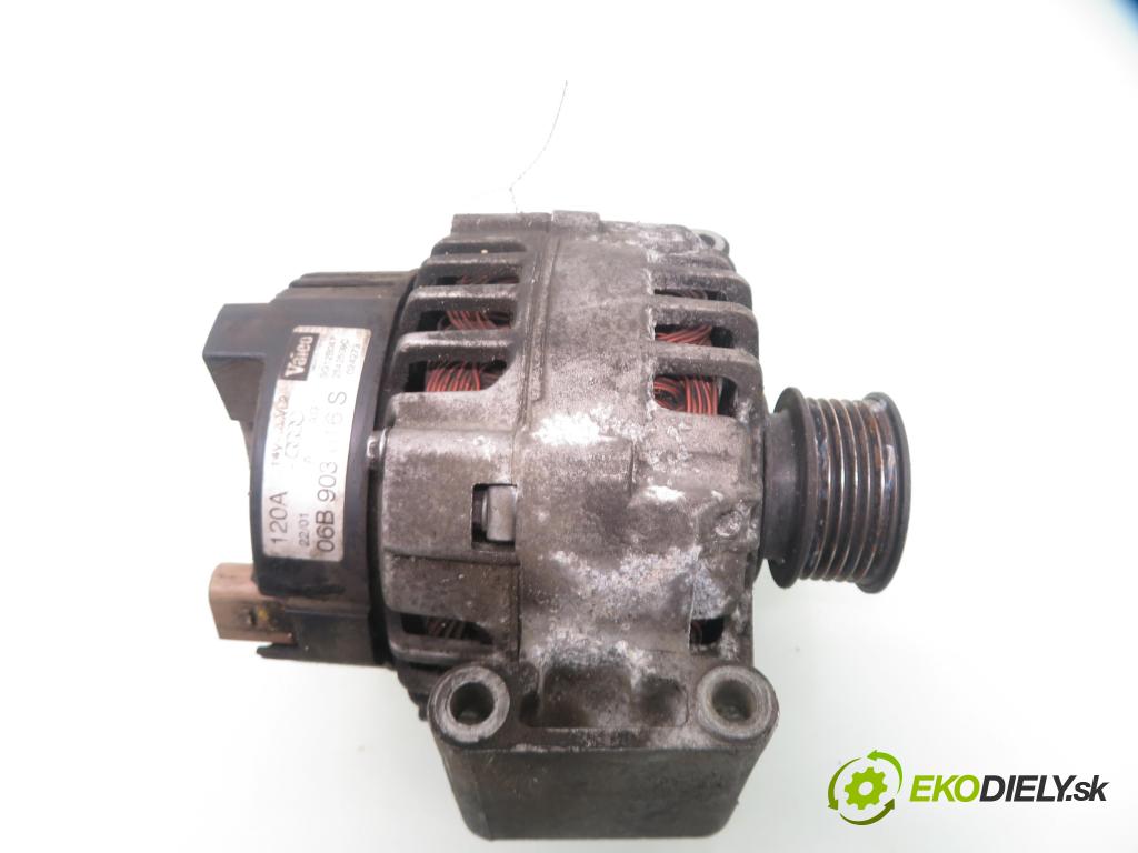 AUDI A4 (8E2, B6) SEDAN 2001 96,00 2.0 20V 130 - ALT 1984,00 Alternátor 06B903016S ; SG12B047 ; 2542509C (Alternátor)