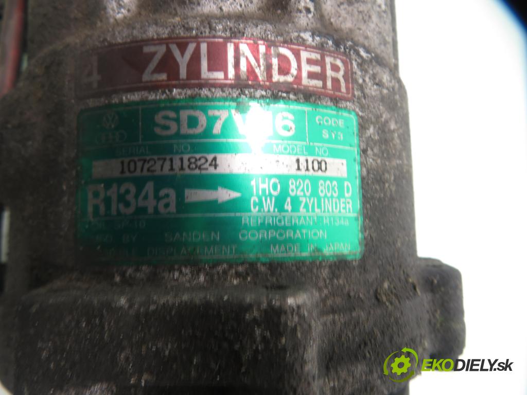 SEAT IBIZA II (6K1) HB 1999 66,00 1.9 TDI - 1Z 1896,00 KOMPRESOR: klimatizace 1H0820803D ; SD7V16 (Kompresor klimatizace)