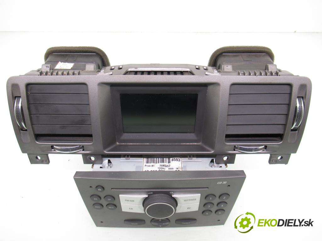 OPEL VECTRA C GTS (Z02) LIFTBACK 2003 90,00 1.8 16V 122 - Z 18 XE 1796,00 RADIO CD 453116246 ; 13265760 ; CD 30