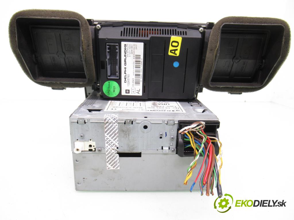 OPEL VECTRA C GTS (Z02) LIFTBACK 2003 90,00 1.8 16V 122 - Z 18 XE 1796,00 RADIO CD 453116246 ; 13265760 ; CD 30