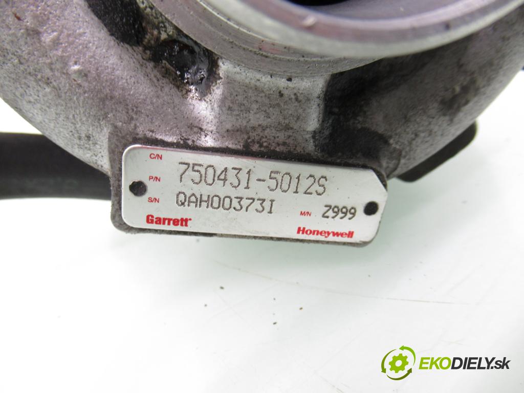 BMW X3 (E83) SUV 2005 110,00 2.0 d 150 - M47 D20 (204D4) 1995,00 Turbodúchadlo 7504315012S ; 750431 (Turbodúchadlo (kompletné))