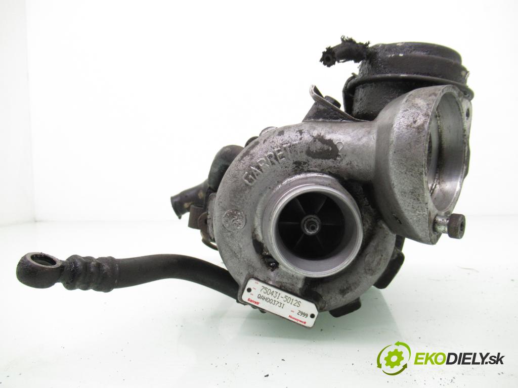 BMW X3 (E83) SUV 2005 110,00 2.0 d 150 - M47 D20 (204D4) 1995,00 Turbodúchadlo 7504315012S ; 750431 (Turbodúchadlo (kompletné))