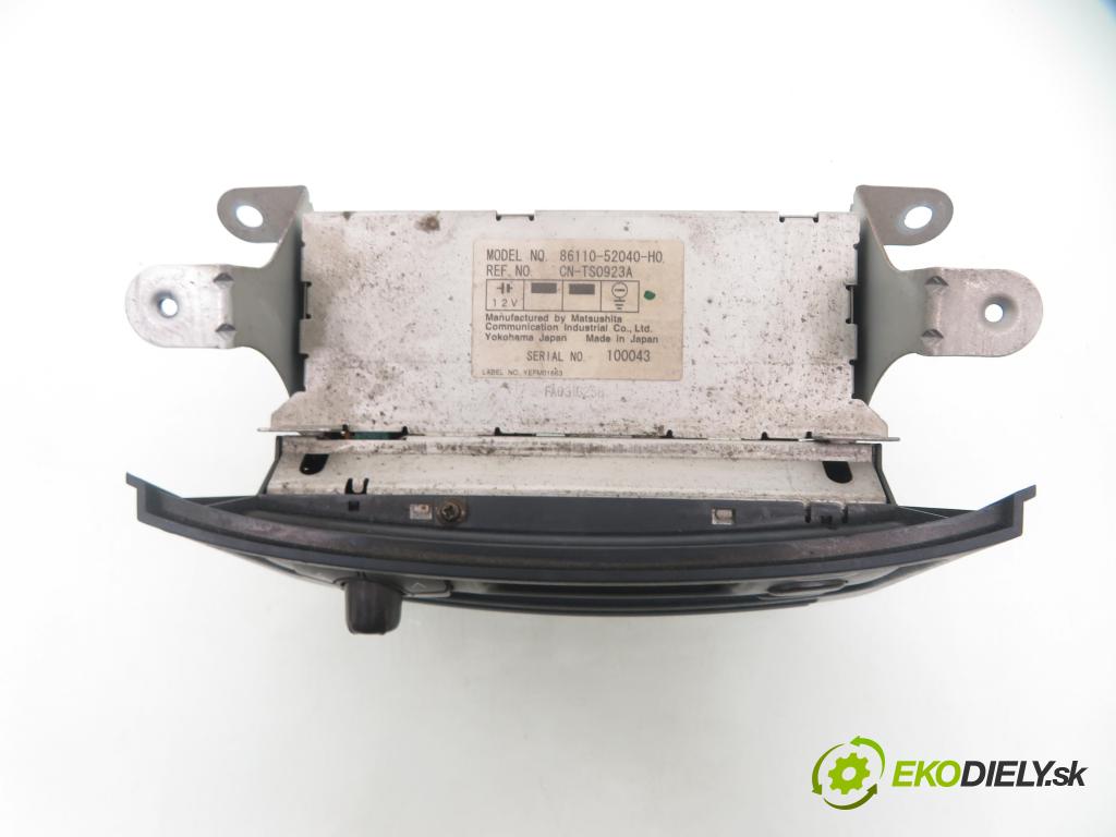 TOYOTA YARIS VERSO (_P2_) MINIVAN 2003 62,00 1.3 84 - 2NZ-FE 1299,00 ZOBRAZIT: 8611052010H0