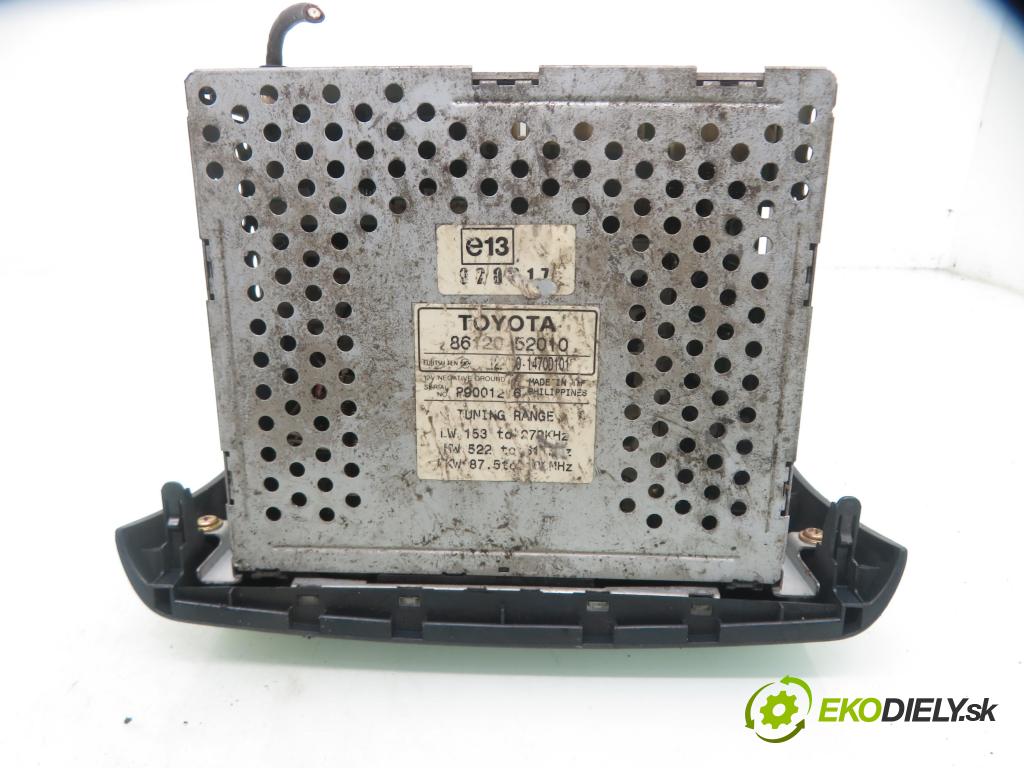 TOYOTA YARIS VERSO (_P2_) MINIVAN 2003 62,00 1.3 84 - 2NZ-FE 1299,00 RADIO Modul 8612052010