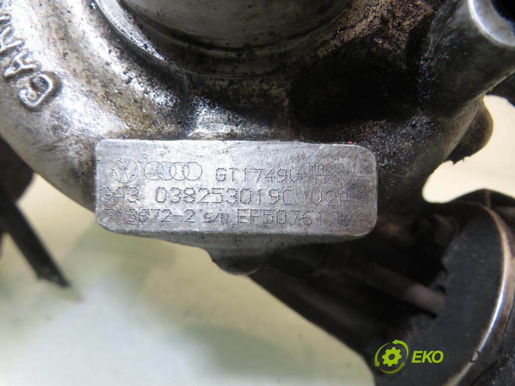 SKODA OCTAVIA I (1U2) SEDAN 2001 66,00 1.9 TDI - ALH 1896,00 Turbodúchadlo 038253019C ; GT1749U (Turbodúchadlo (kompletné))