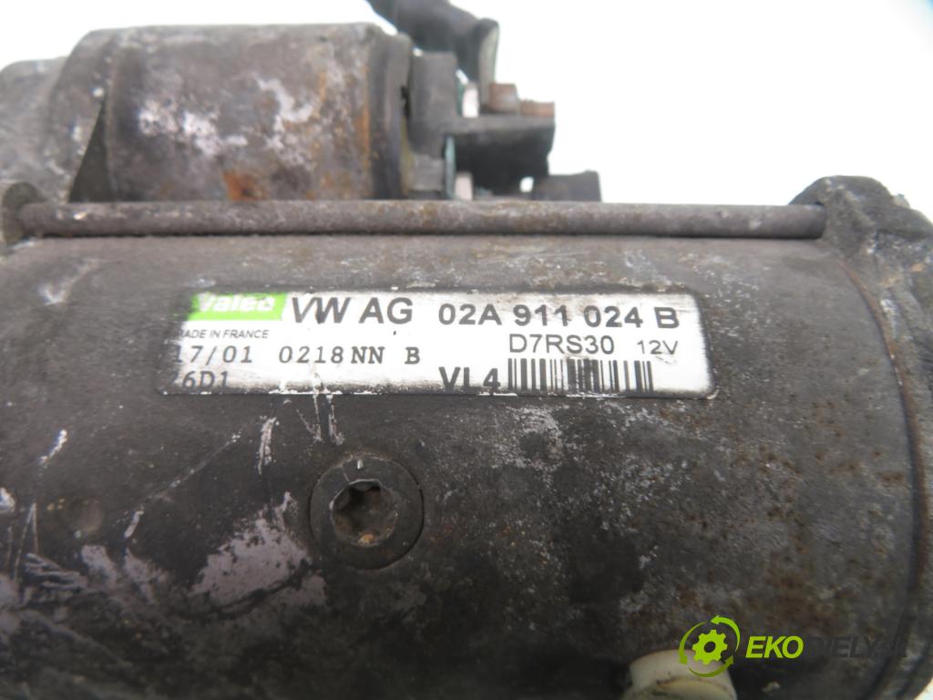 SEAT TOLEDO II (1M2) SEDAN 2000 81,00 1.9 TDI 110 - AHF 1896,00 startér 02A911024B ; D7RS30 (Startér)
