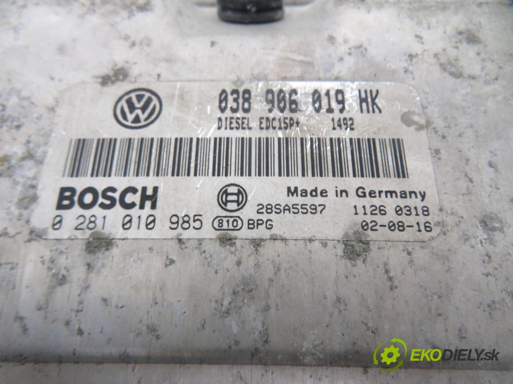 SEAT TOLEDO II (1M2) SEDAN 2002 110,00 1.9 TDI - ARL 1896,00 spinačka / imobilizéra IMMO / Riadiaca jednotka 038906019HK ; 1C0959799F ; 110080153005