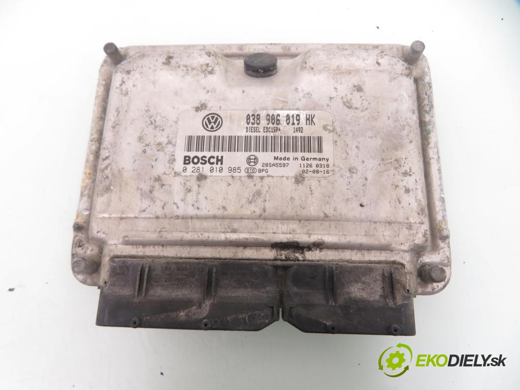 SEAT TOLEDO II (1M2) SEDAN 2002 110,00 1.9 TDI - ARL 1896,00 spinačka / imobilizéra IMMO / Riadiaca jednotka 038906019HK ; 1C0959799F ; 110080153005