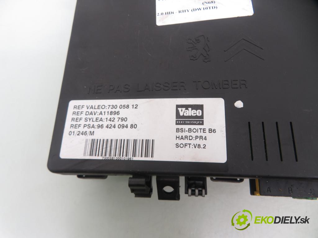 CITROEN XSARA PICASSO (N68) MINIVAN 2002 66,00 2.0 HDi 8V 90 - RHY 1997,00 MODUL BSI 9642409480 ; 73005812