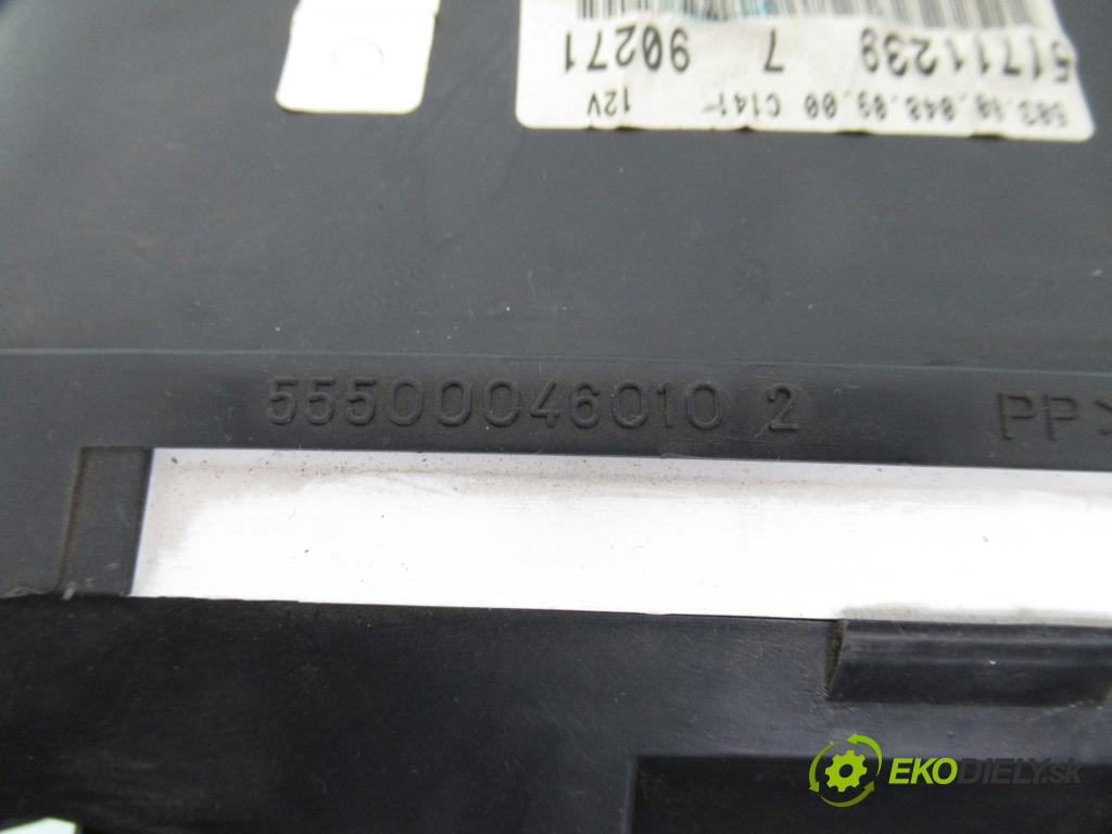 FIAT PANDA (169_) HB 2011 51,00 1.2 - 169 A4.000 1242,00 Prístrojovka elektrický 51711239