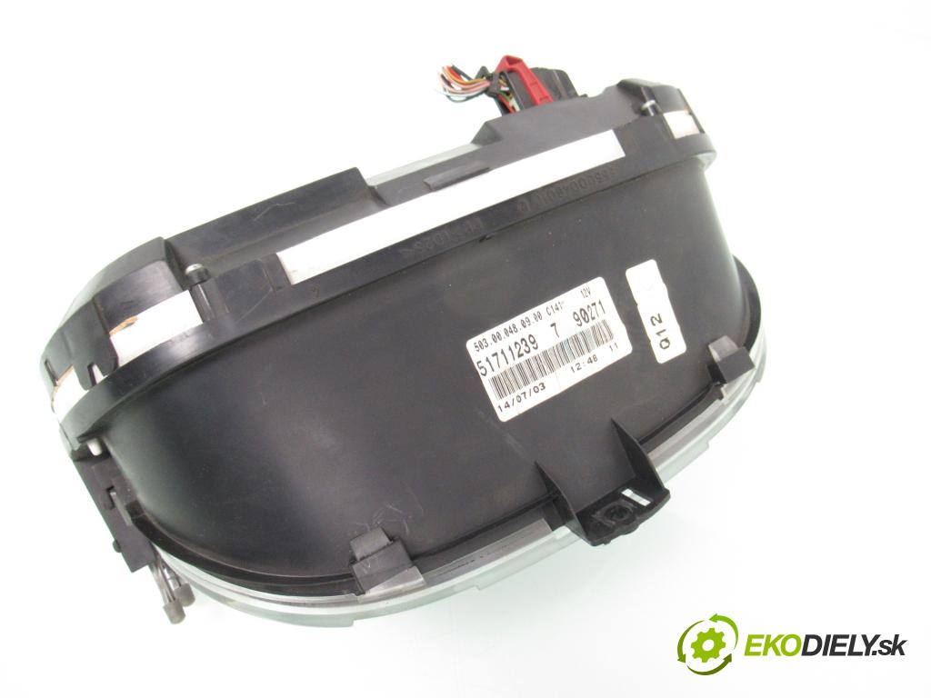 FIAT PANDA (169_) HB 2011 51,00 1.2 - 169 A4.000 1242,00 Prístrojovka elektrický 51711239