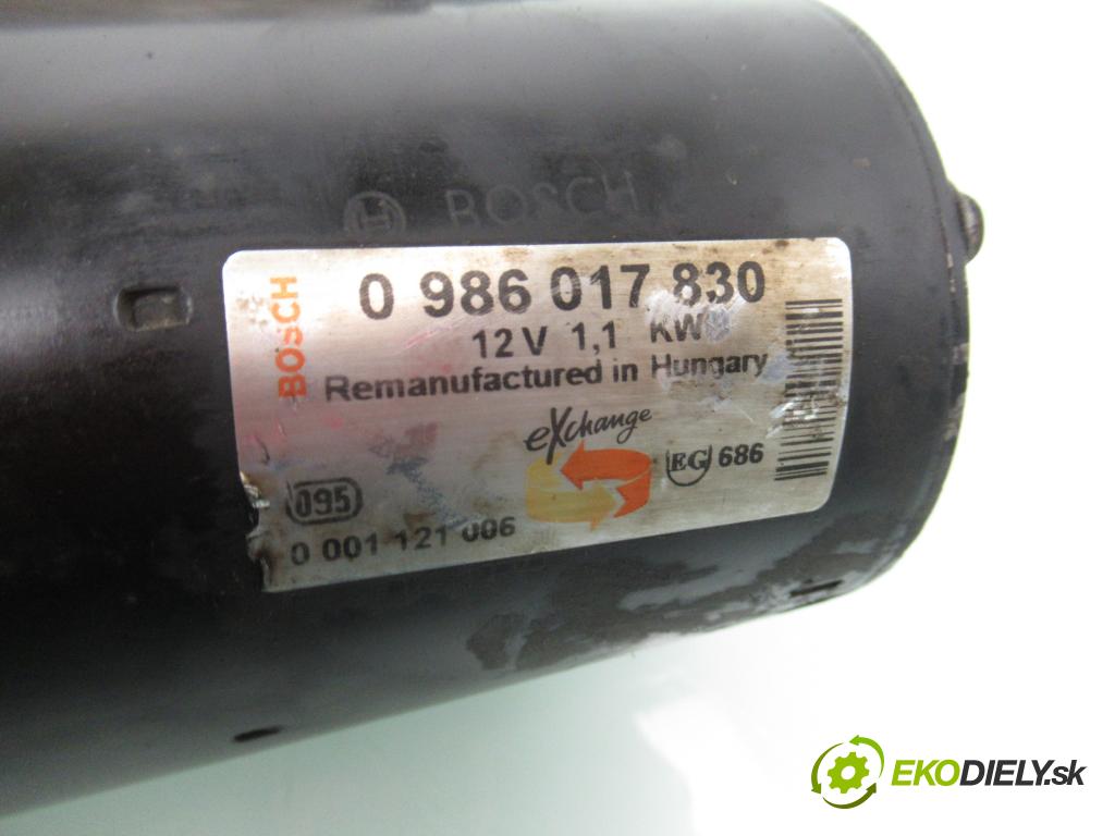 VW GOLF IV (1J1) HB 1998 74,00 1.6 - AKL 1595,00 startér 0986017830 (Startér)