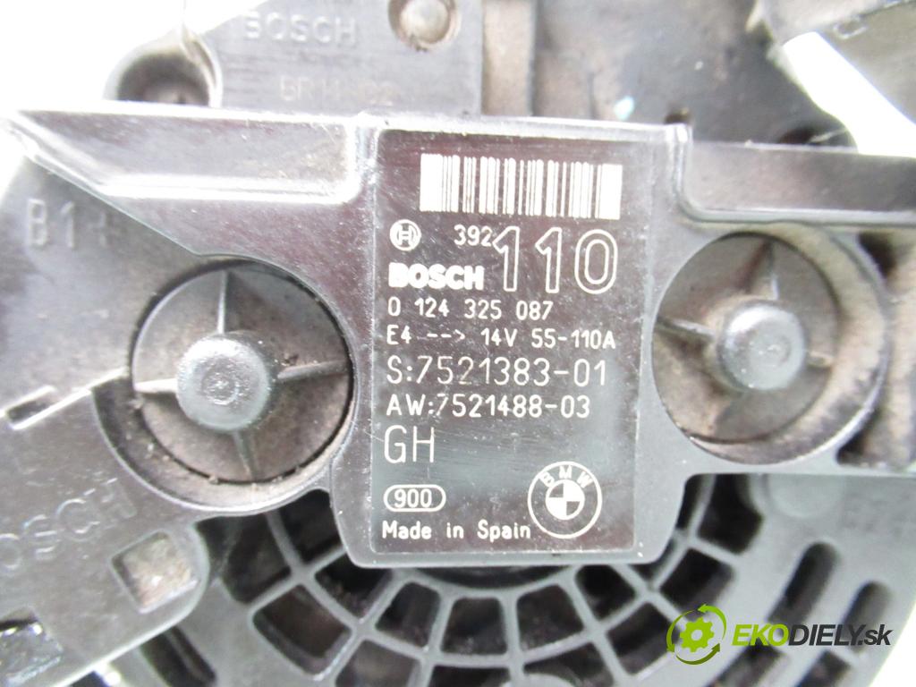 BMW 3 (E46) SEDAN 2003 85,00 316 i - N42 B18 A 1796,00 Alternátor 0124325087 ; 752138301 (Alternátor)