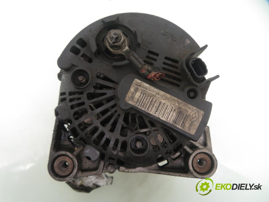 RENAULT KANGOO (KC0/1_) KOMBIVAN 2006 60,00 1.5 dCi 80 - K9K 702 1461,00 Alternátor 8200537415 ; SG12B105 ; 25433378A (Alternátor)