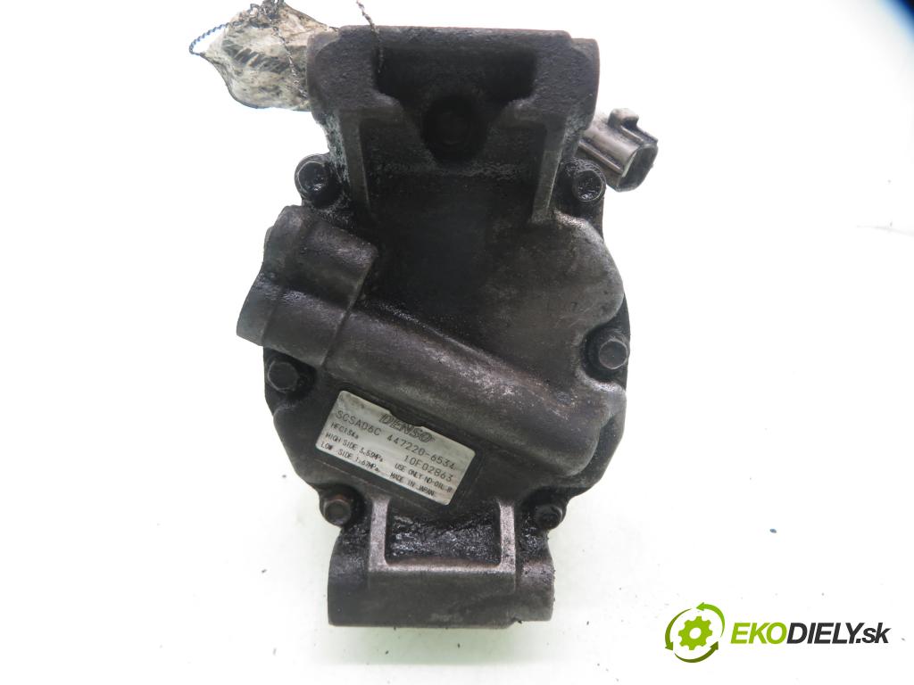 TOYOTA YARIS (_P1_) HB 2005 55,00 1.4 D-4D (NLP10_) - 1ND-TV 1364,00 KOMPRESOR: klimatizácie 4472206534 ; SCSA06C (Kompresor klimatizácie)