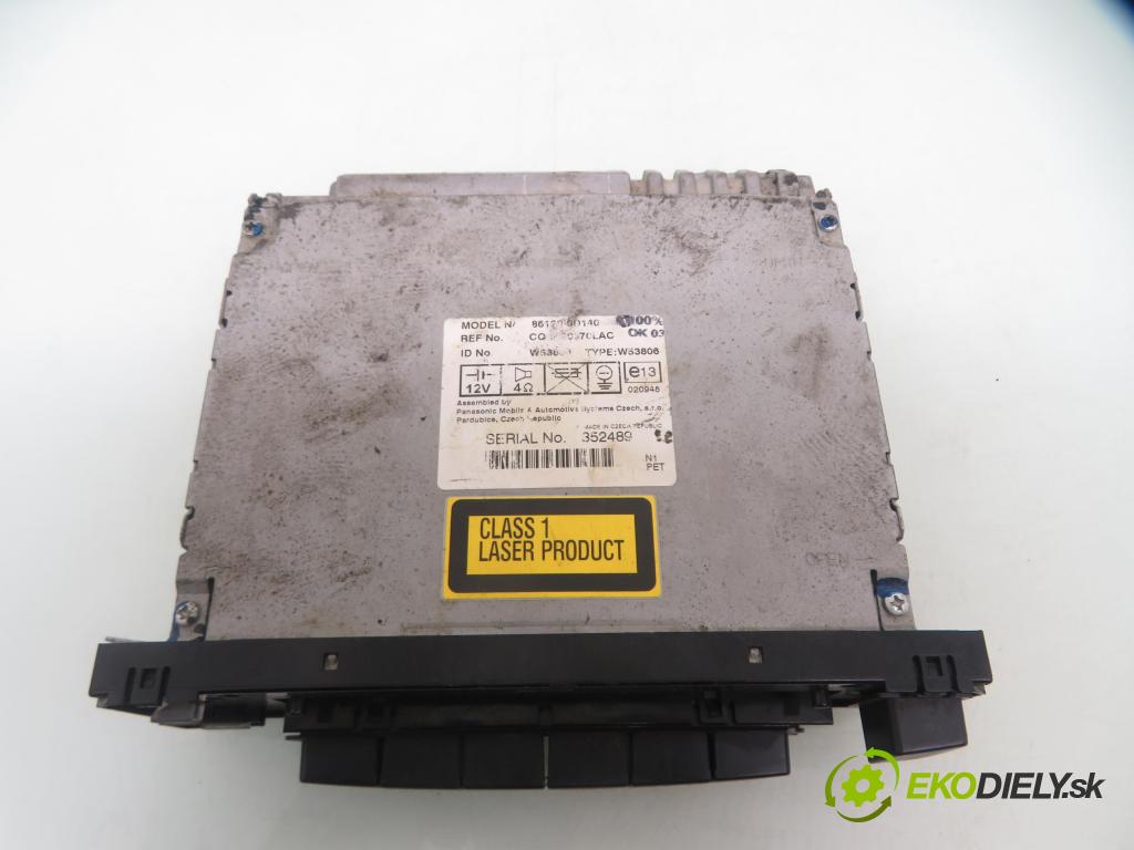 TOYOTA YARIS (_P1_) HB 2000 63,00 1.3 VVTi 86 - 2NZ-FE 1299,00 RADIO CD 861200D140