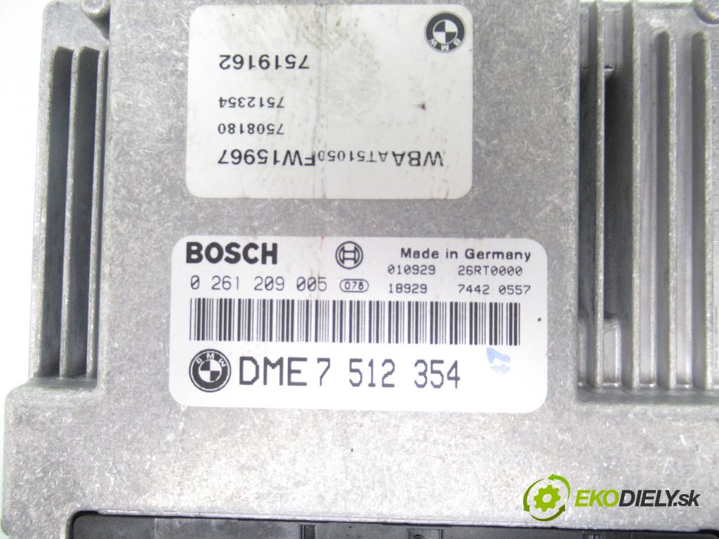 BMW 3 (E46) SEDAN 2003 85,00 316 i - N42 B18 A 1796,00 spinačka / imobilizéra IMMO / Riadiaca jednotka 7512354 ; 0261209005 ; 7508180