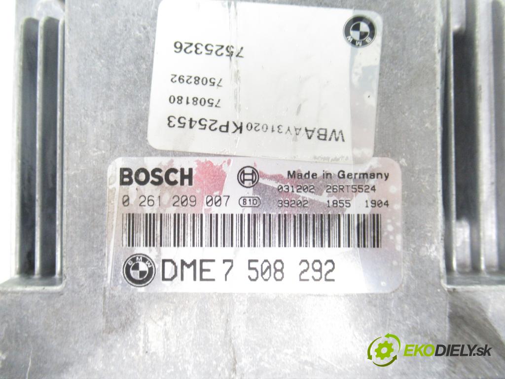 BMW 3 Compact (E46) COMPACT 2002 105,00 318 ti - N42 B20 A 1995,00 Riadiaca jednotka Motor 7508292 ; 7525326 ; 0261209007