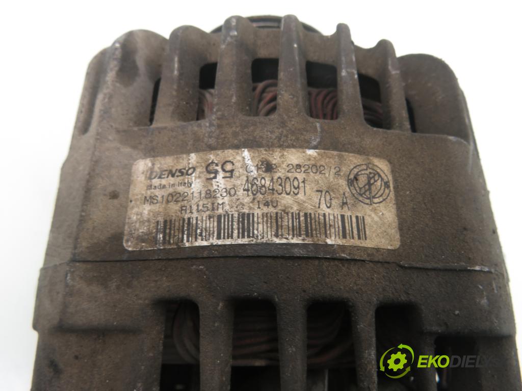 FIAT PUNTO (188_) HB 2002 44,00 1.2 60 - 188 A4.000 1242,00 Alternátor 1022118230 ; 46843091 ; A115IM (Alternátor)