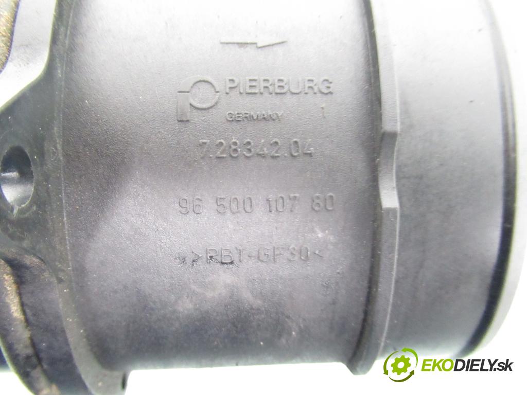 PEUGEOT PARTNER Skrzynia (5_, G_) FURGON 2007 55,00 1.6 HDi 75 - 9HW (DV6BTED4) 1560,00 váha vzduchu vzduchu 72834204 ; 9650010780
