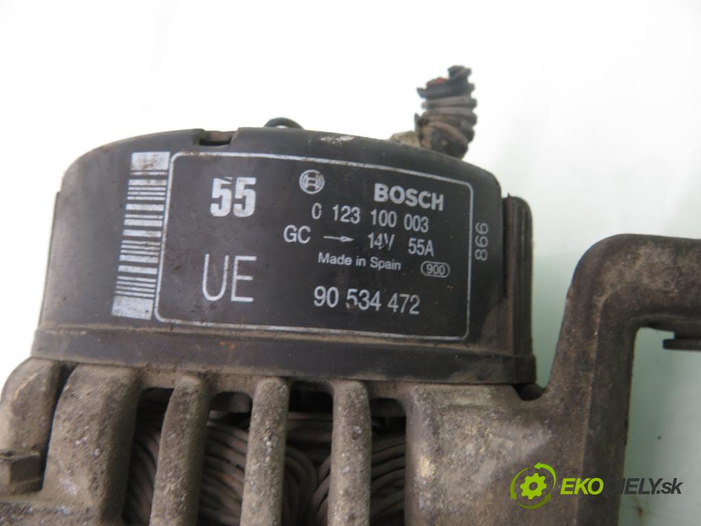 OPEL CORSA C (X01) HB 2001 55,00 1.2 16V 75 - Z 12 XE 1199,00 Alternátor 9053472 ; 0123100003 (Alternátor)