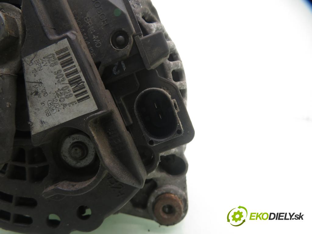 SKODA OCTAVIA I (1U2) SEDAN 2001 81,00 1.9 TDI - ASV 1896,00 Alternátor 028903028E ; 0124515010 (Alternátor)