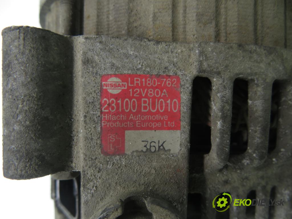NISSAN PRIMERA Kombi (WP12) KOMBI 2003 85,00 1.8 - QG18DE 1769,00 Alternátor LR180762 ; 23100BU010 (Alternátor)