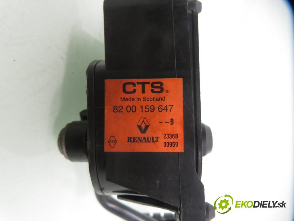 RENAULT SCENIC II (JM0/1_) MINIVAN 2002 60,00 1.5 dCi (JM0F) - K9K 722 1461,00 Potenciometer plynu 8200159647 (Potenciometer plynového pedálu)