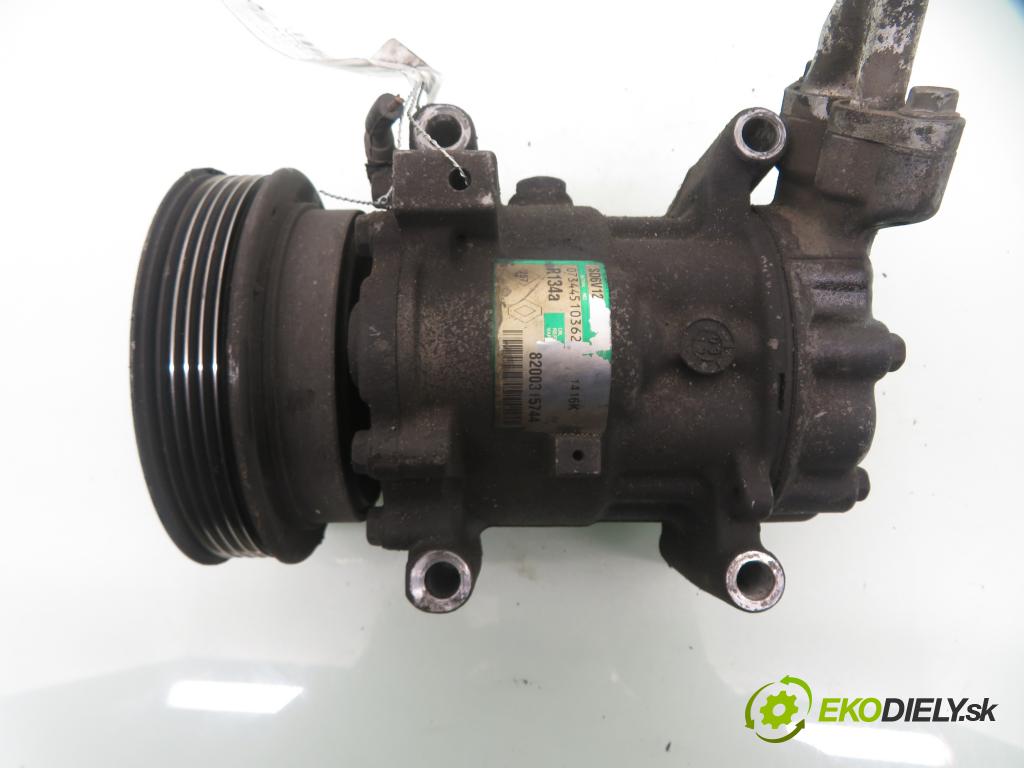 RENAULT THALIA I (LB0/1/2_) SEDAN 2003 55,00 1.4 - K7J 700 1390,00 KOMPRESOR: klimatizácie 8200315744 ; SD6V12 ; SD6V12 (Kompresor klimatizácie)
