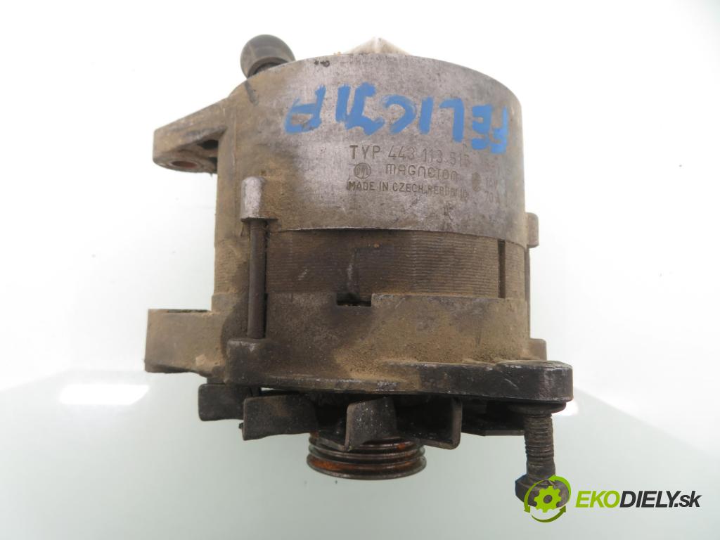 SKODA FELICIA I pick-up (6UF, 6U7) PICK-UP 1999 40,00 1.3 - AMG 1289,00 Alternátor 443113516 (Alternátor)