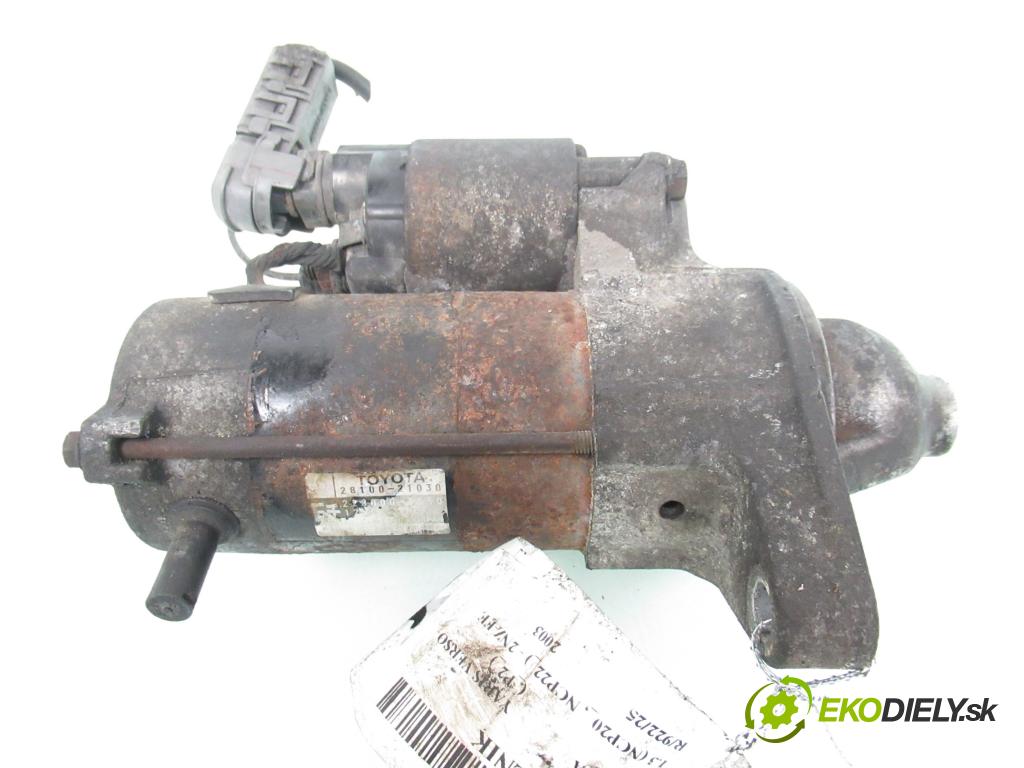 TOYOTA YARIS VERSO (_P2_) MINIVAN 2003 62,00 1.3 84 - 2NZ-FE 1299,00 startér 2810021030 ; 2280008550 (Startér)