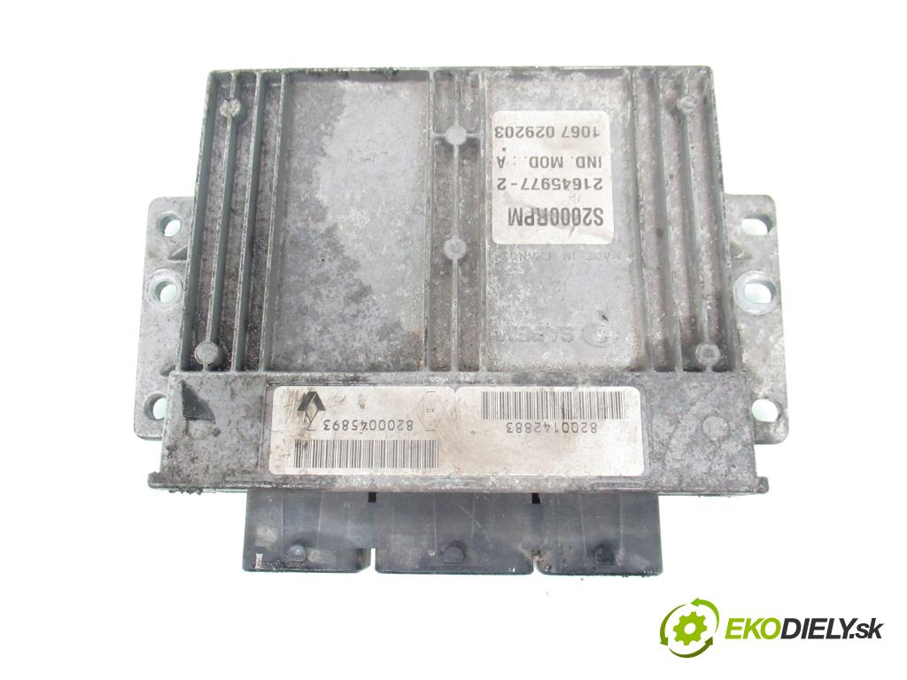RENAULT LAGUNA II (BG0/1_) LIFTBACK 2001 79,00 1.6 16V (BG0A, BG0L) - K4M 714 1598,00 Riadiaca jednotka Motor 8200142883 ; 8200045893 ; 216459772