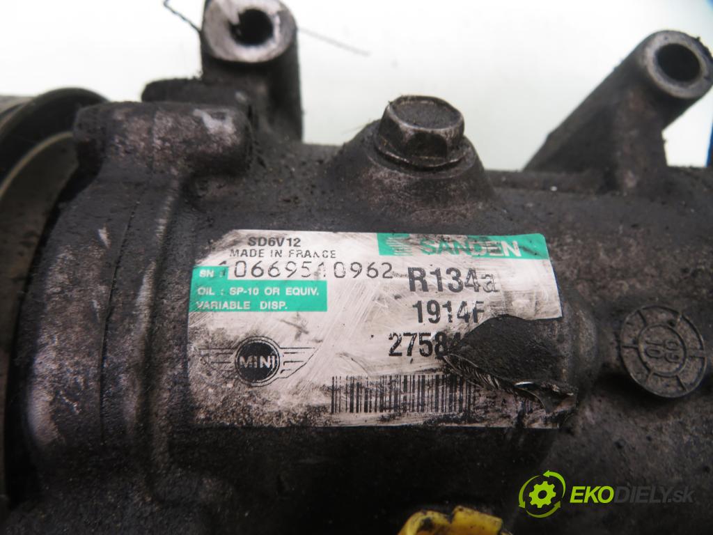 MINI MINI (R56) HB 2009 55,00 One - N12 B14 A 1397,00 KOMPRESOR: klimatizácie SD6V12 (Kompresor klimatizácie)