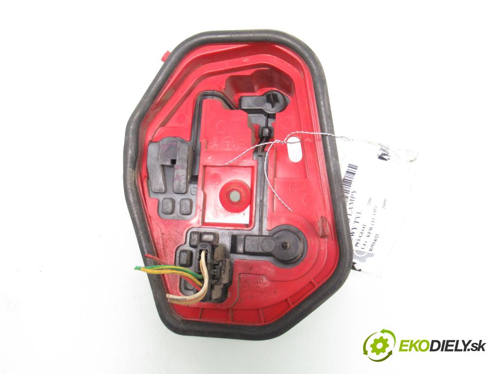 PEUGEOT 206 liftback (2A/C) HB 2000 55,00 1.4 75 - KFW 1360,00 vložka svetla ľavy zadné