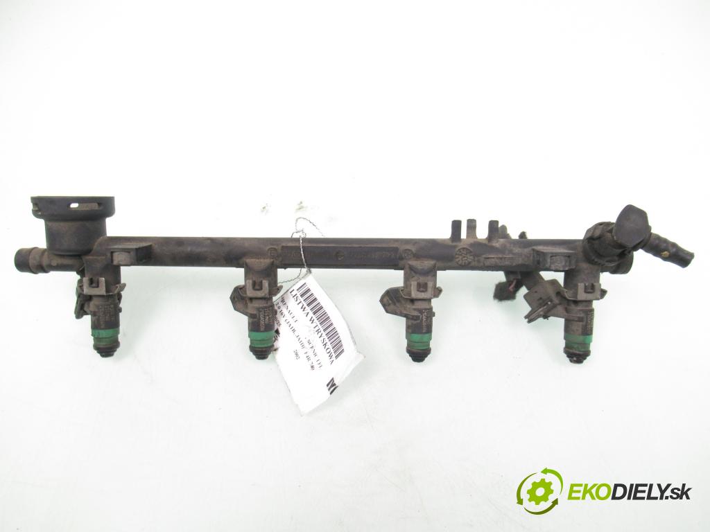 RENAULT SCENIC I (JA0/1_) MINIVAN 2002 102,00 2.0 16V 139 - F4R 740 1998,00 Lišta vstrekovacia 7700107405 ; 7700112777 ; H028797 (Vstrekovacia lišta)