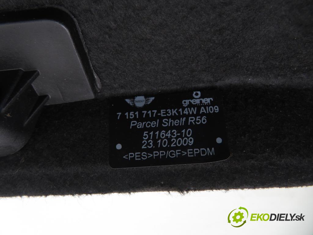 MINI MINI (R56) HB 2009 55,00 One - N12 B14 A 1397,00 POLKA: kufor 7151717