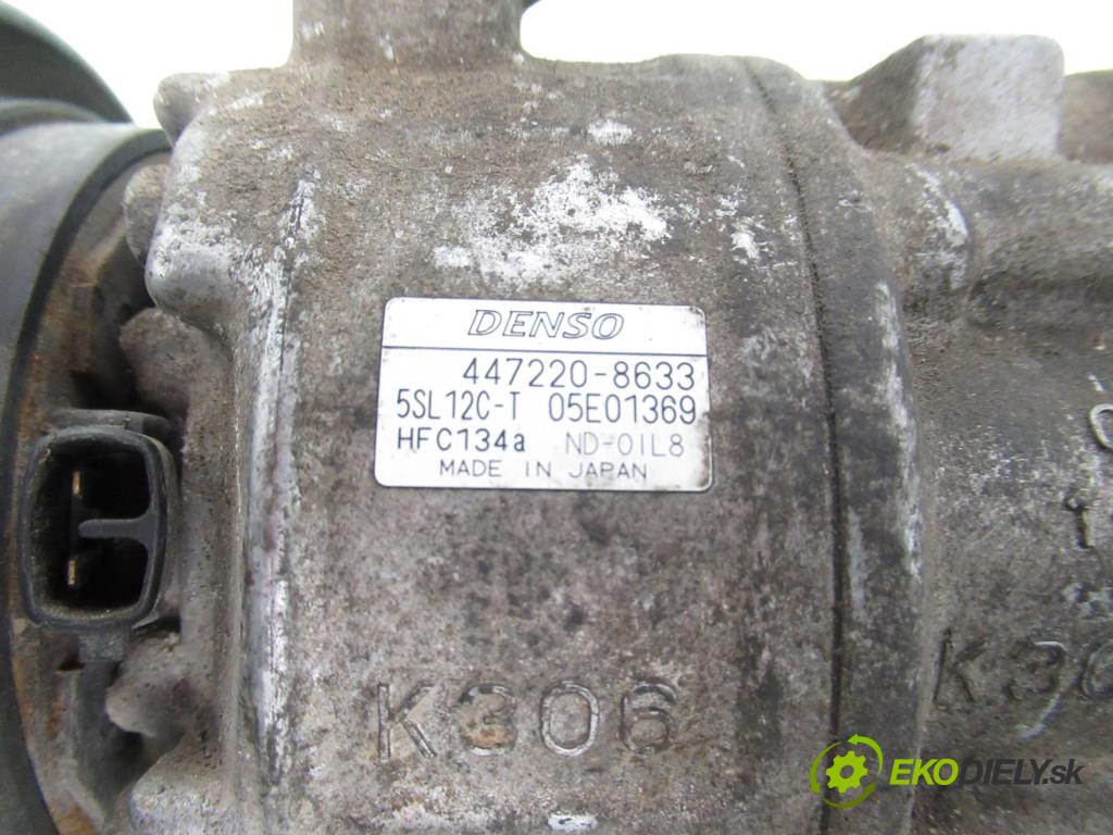 FIAT STILO (192_) HB 2002 76,00 1.6 16V 103 - 182 B6.000 1596,00 KOMPRESOR: klimatizácie 4472208633 ; 5SL12CT (Kompresor klimatizácie)