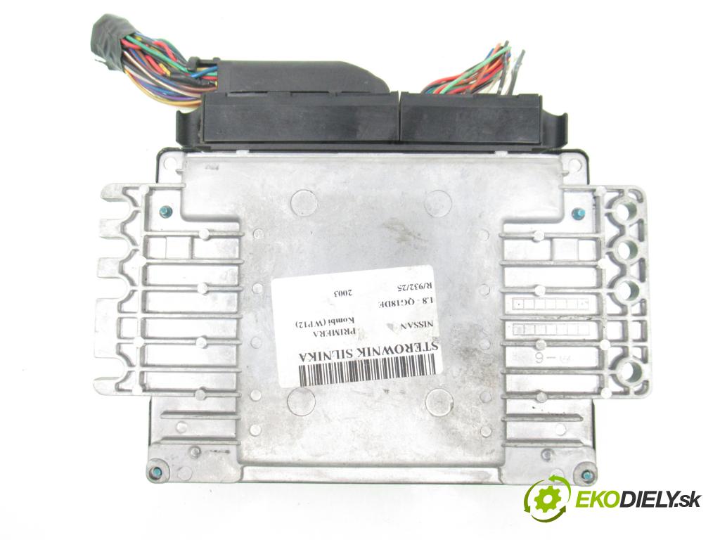 NISSAN PRIMERA Kombi (WP12) KOMBI 2003 85,00 1.8 - QG18DE 1769,00 řídící jednotka motora MEC32590