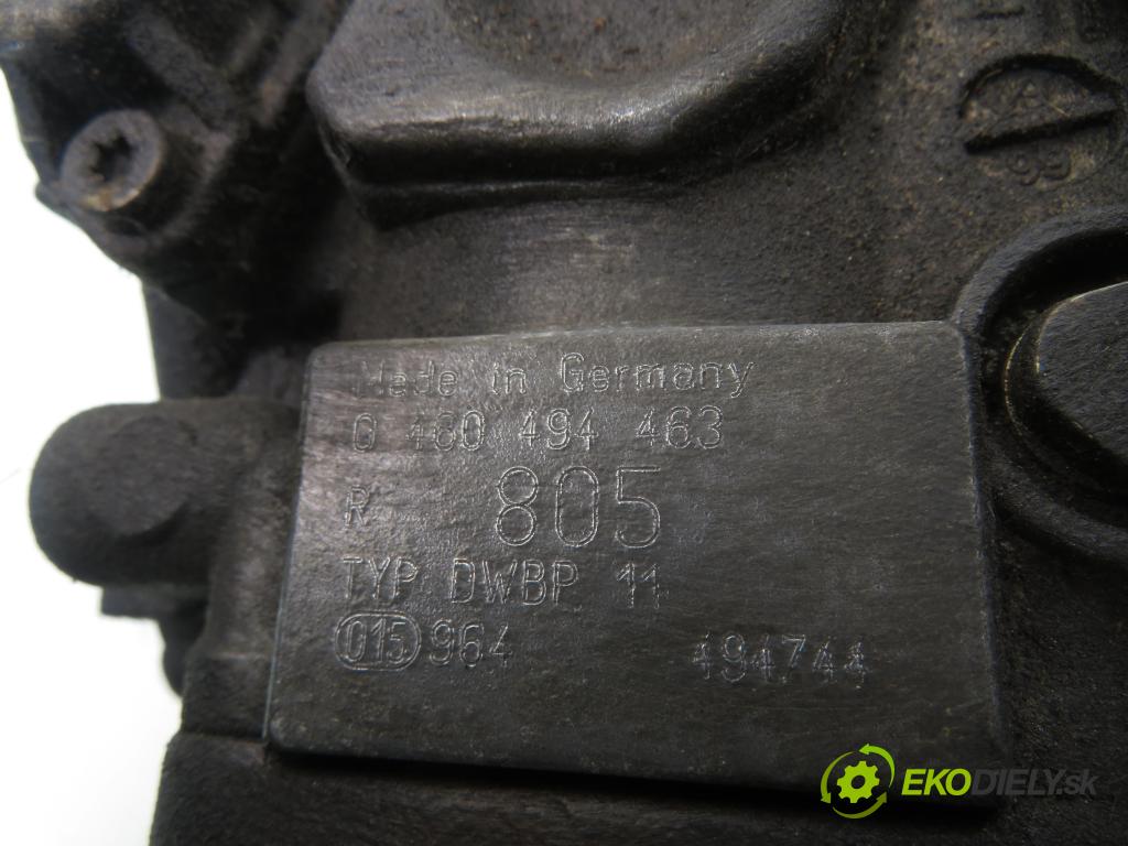 CITROEN BERLINGO / BERLINGO FIRST nadwozie wielkoprzestrzenne (MPV) KOMBIVAN 1999 51,00 1.9 D (MFWJZ) - WJZ (DW8) 1868,00 Pumpa vstrekovacia 0460494463 (Vstrekovacie čerpadlo)