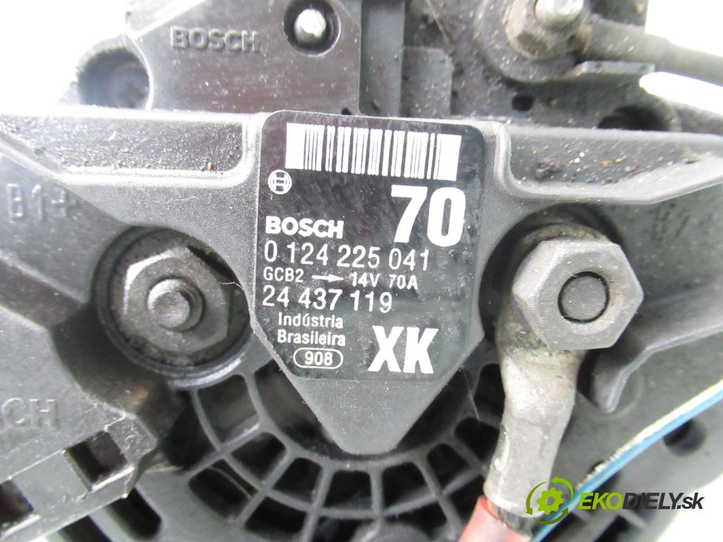 OPEL CORSA C (X01) VAN 2006 59,00 1.2 16V Twinport 80 - Z 12 XEP 1229,00 Alternátor 0124225041 ; 24437119 (Alternátor)