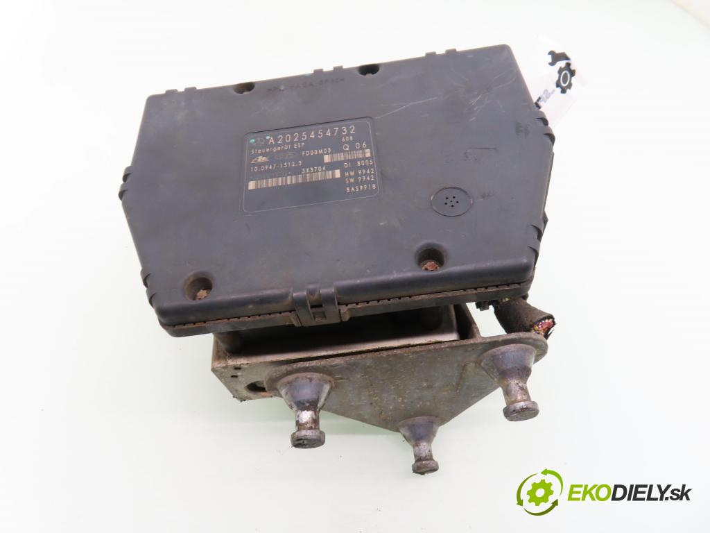 MERCEDES-BENZ CLK (C208) CABRIO 2000 142,00 230 Kompressor 193 - M 111.975 2295,00 Pumpa ABS 2025454732 ; A0034318212 ; 10020402214 (Pumpa ABS)