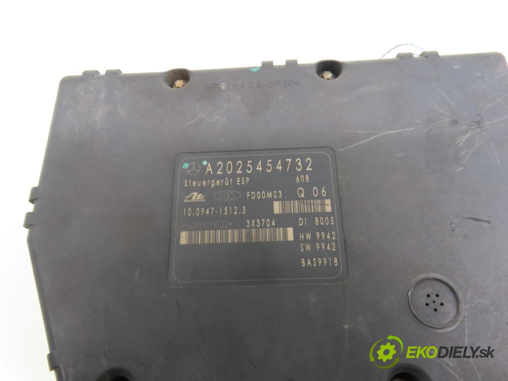 MERCEDES-BENZ CLK (C208) CABRIO 2000 142,00 230 Kompressor 193 - M 111.975 2295,00 Pumpa ABS 2025454732 ; A0034318212 ; 10020402214 (Pumpa ABS)