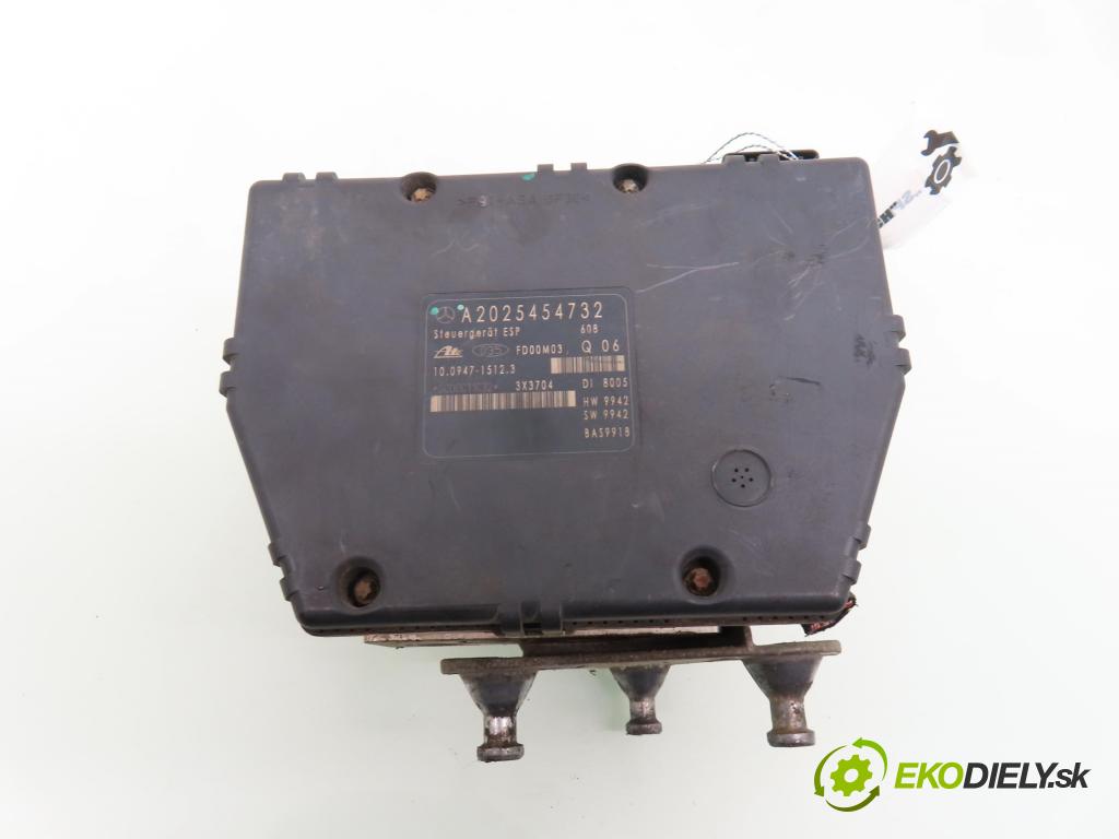 MERCEDES-BENZ CLK (C208) CABRIO 2000 142,00 230 Kompressor 193 - M 111.975 2295,00 Pumpa ABS 2025454732 ; A0034318212 ; 10020402214 (Pumpa ABS)