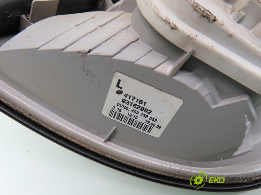 OPEL ASTRA H Kombi (A04) KOMBI 2007 85,00 1.6 - Z 16 XER 1598,00 Svetlo ľavé zadné 93182992