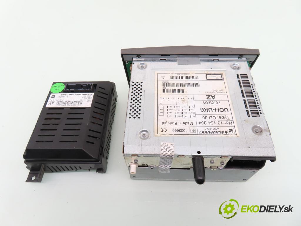 OPEL ASTRA H Kombi (A04) KOMBI 2007 85,00 1.6 - Z 16 XER 1598,00 RADIO CD 13154304 ; CD30 ; 13265116